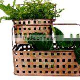 Basket Planters, Metal Baskets, Copper Baskets thumbnail-1