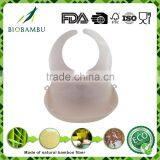 Popular Design Cartoon Pattern Unique Bamboo Powder Bib for Baby thumbnail-3