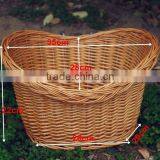 Wholesale Cheap Removable Wicker Bulk Bike Basket thumbnail-2