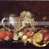Still Life Oil Painting Fruit and Tableware thumbnail-1