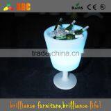 PE Illumination Glowing Plastic Led Cube Ice Bucket for Beer thumbnail-2