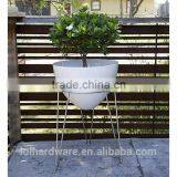 Garden Display Round Metal Wrought Iron Flower Stand thumbnail-5