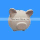 Wholesale Unglazed Diy Painting Bisque Ceramic Money Bank thumbnail-1