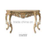 French Style Reproduction Living Room Furniture Console Table With Wood Top