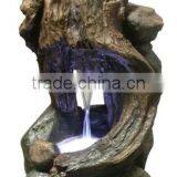 Rainforest Waterfall Tabletop Fountain With LED Lights thumbnail-2