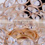2016 New Design Tulip Crystal Candle Stand Candle Holder Home Party Decor Candlestick Metal Plated Romantic Europe Holders thumbnail-5