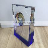 Wholesale transparent Crystal shield award trophy manufacturer