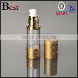 Hot Products Luxury Fancy Airless Cosmetic Bottle Set Gold UV Pump Bottle Cosmetic Skin Care Lotion Serum Cream Wholesale thumbnail-4