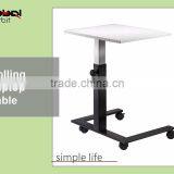 Rolling Side Multi-function Desk With Wheels Reading Bed Study Table thumbnail-4