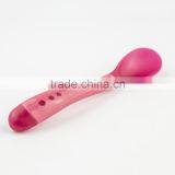 2017 New Products High Quantity Baby Goods Temperature Sensitive Plastic Baby Feeding Spoon Fork, Baby Gift thumbnail-3