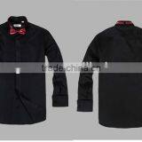 Men's 100% Cotton French Cuff Guayabera Shirt thumbnail-4