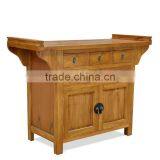 Buffet Console Oriental Japan Natural Teak Wood Furniture, Handmade Buffet Teak Wood Japan thumbnail-2