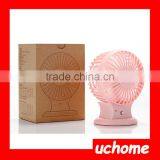 UCHOME Factory Price Rechargeable Electric Fan Palm Leaf Fan With Rechargeable Usb Mini Fan thumbnail-6