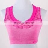 2016 Custom Soft Breathable Seamless Tank Top Women Sport Bra, Stretch Yoga Jogging Athletic Sport Bra Top thumbnail-5