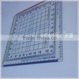 Durable Flexible Plastic Nautial Grid Protractor / Square Aviation Protractor Plotter ( 1 mm Thickness ) # KPP-4 thumbnail-5