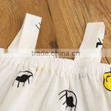 2017 Online Sale Girls Summer Boutique Outfits Suit Baby Girl Cotton Cute Smile Printed Clothing Sets thumbnail-4