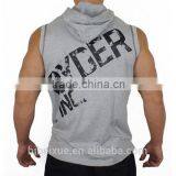 High Quality Custom Slim Fit Training Sports Wear Sleeveless Gym Hoodie thumbnail-6