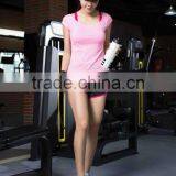 Customized Cotton Spandex Fitness Compression Shirt for Ladies thumbnail-1