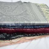 2017 the Latest Lady Jacquard Soft 100%acrylic Paisley Floral Scarf Shawl thumbnail-5