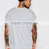 Cheap Price Super Oversized Sleeveless Cut and Sew Casual Men T-shirt thumbnail-2