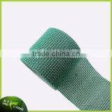 Bling Various Color Plastic Rhinestone Mesh Ribbon Wedding Decorative 10 Yards 24 Rows Plastic Mesh thumbnail-4