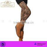 Fashion Sexy Gold Leopard Print Warm Leggings thumbnail-1
