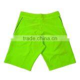 2018 Fluorescent Green Solid Color Spendex Boardshorts thumbnail-3