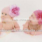 Wholesale Baby Crochet Hat With Pattens Flower thumbnail-1