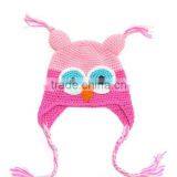 Fashion Pattern Free Baby Handmade Owl Crochet Hat thumbnail-4