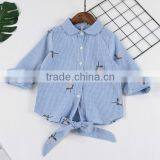 Zm35742a Latest Fashion Long Sleeve Design Blouse Korean New Model Shirts thumbnail-2