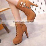 Zm50400b High Heel Women Short Boots Wholesale Plus Size Ladies Shoe thumbnail-4