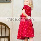 Kids Clothing Wholesale 2016 Fashion Polka Dots Printed Kids Beautiful Model Dresses Sister And Brother Matching Clothing thumbnail-5