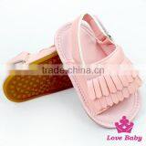 Cusual Style Plain Color Summer Newborn Baby Shoes Soft Baby Girl Sandals Shoes thumbnail-5