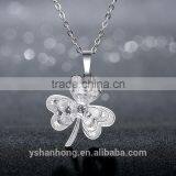 Wholesale 925 Silver Clover Necklace thumbnail-4