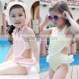 S66067A Baby Girls Love Heart Swimwear Lace One Piece Swimsuits thumbnail-1