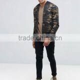 2017 Camo Customized Colors Size Material Figure Flattering Men Military Army Printed Green Plain Baseball Jacket thumbnail-4