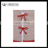 Wholesale Double Ruffles Burlap Christmas Tree Skirt thumbnail-6