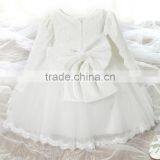 Ages 2-16years Long Sleeve Lace Dress Tutu Dress Princess Dress With Bow 2016 thumbnail-2