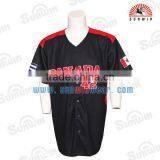 China Wholesale Black Cheap Baseball Jerseys thumbnail-2