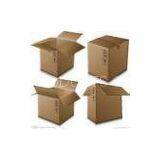 Double Wall Brown Corrugated Cardboard Box Folded Shipping Box For Carton Packaging