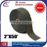 HOT SALE 2"x 50' Black Exhaust Header Insulation Wrap/heat Wrap thumbnail-1