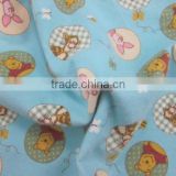 100% cotton printed fabric flannel