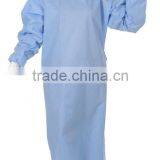 Disposable PP Non-woven Isolation Gown With Elastic Cuff and Strips thumbnail-2