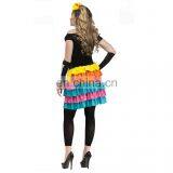 Adult Womens Sexy Day Of The Dead Skeleton Costume Halloween Fancy Dress thumbnail-2