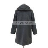 Women Winter Warm Turn-down Collar Long Woolen Trench Coat thumbnail-2