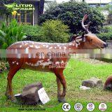 Life-size Fiberglass Deer for Zoo Decoration thumbnail-1