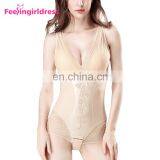 Wholesale Price Price Nude V Neck Sleeveless Nylon Women Underwear Body Shaper Slimming thumbnail-1
