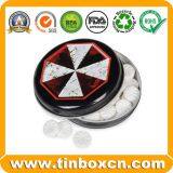 Round Metal Candy Tin Box for Sweets Sugars Confectionary Storage thumbnail-4