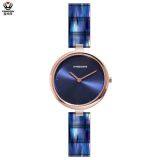 XINBOQIN Supplier Custom LOGO Tide Brand Waterproof Japan Movement Quartz Acetate Women's Watch thumbnail-3