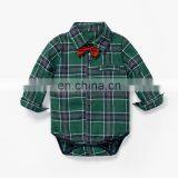 Black and Red Plaid Pattern Full Sleeve Jumpsuit Baby Boy Daily Wear Romper Wholesale thumbnail-4